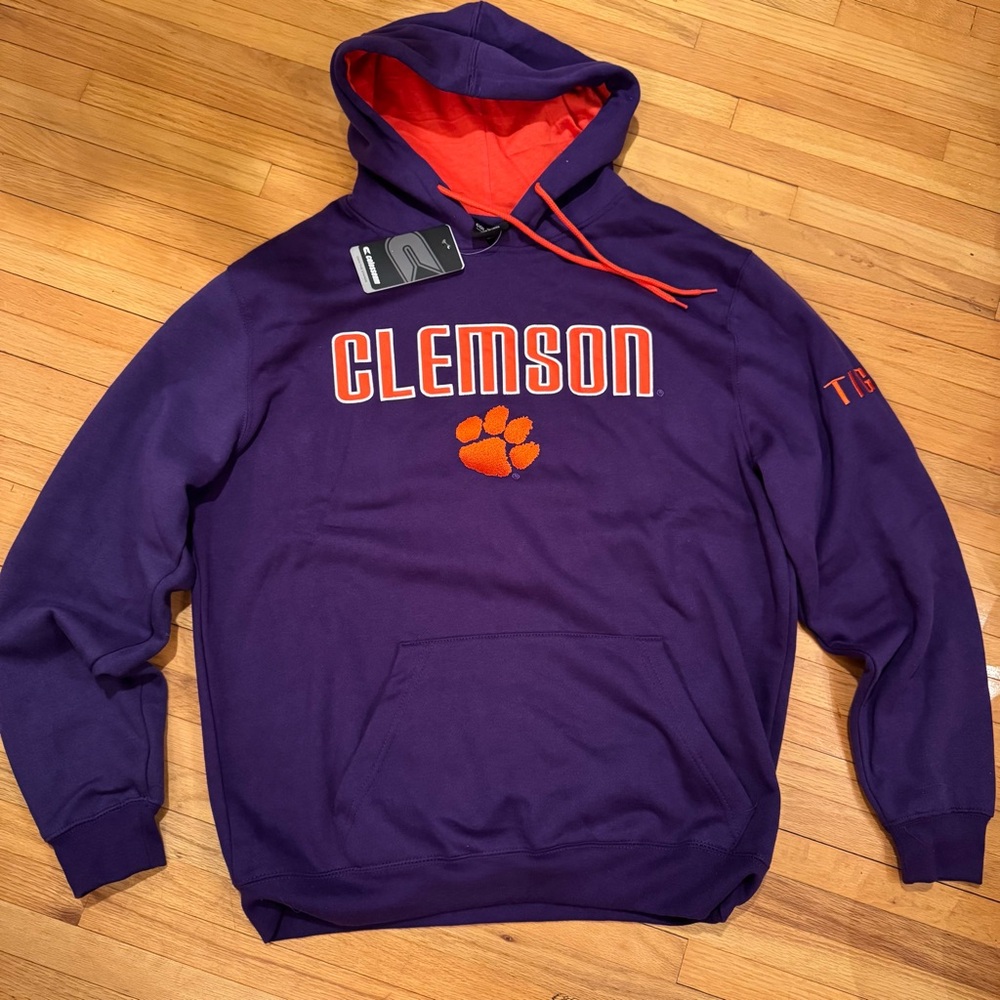 Clemson Colosseum hoodie L NWT